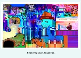 Economy is an Artsy Tor by Isabella Wesoly,  illustrating her blog on the economy December 2012