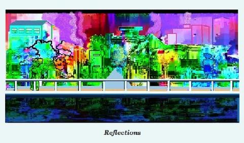 Reflections by Isabella Wesoly,  illustrating her blog December 2012